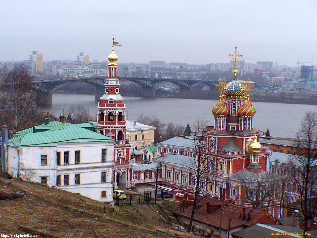 Обои Нижний Новгород. Рождестевнская (Строгановская) церковь Свалка -  Православные церкви, монастыри, обои для рабочего стола, фотографии нижний,  новгород, рождестевнская, строгановская, церковь, города, православные,  церкви, монастыри Обои для ...